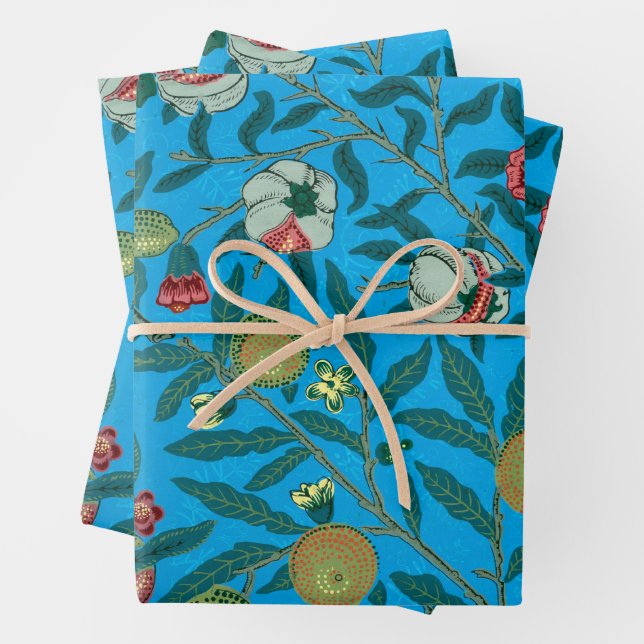 Hoja De Papel De Regalo Ramas con granadas por William Morris  (In situ)