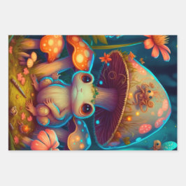 Hoja De Papel De Regalo Rana mágica de setas