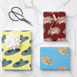 Hoja De Papel De Regalo Ratones