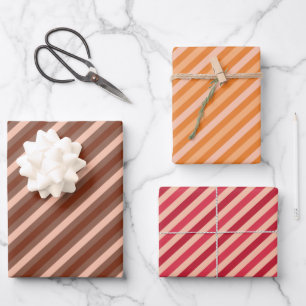 Hoja De Papel De Regalo Rayas de Fiesta