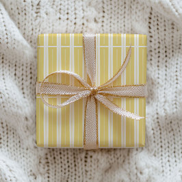 Hoja De Papel De Regalo Rayas únicas verdes, rosadas y amarillas