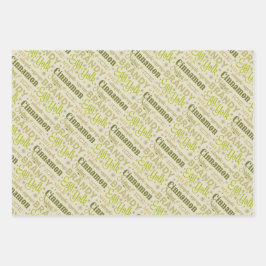 Hoja De Papel De Regalo Recogida de recetas de huevo - Aguacate