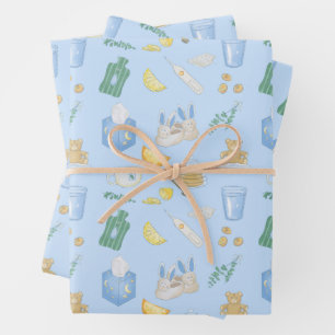 Hoja De Papel De Regalo Recupérate Pronto Siente Mejor Día de Enfermedad R