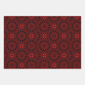 Hoja De Papel De Regalo Red Abstract 