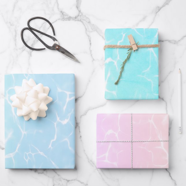 Hoja De Papel De Regalo Reflexiones sobre el agua (Anverso)