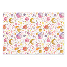 Regalo de color blanco para el planeta espacial in