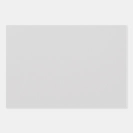 Hoja De Papel De Regalo Regalo de colores sólidos grises