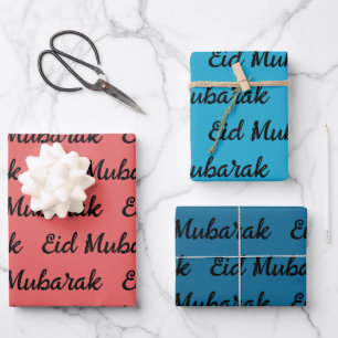 Hoja De Papel De Regalo Regalo de Eid Mubarak