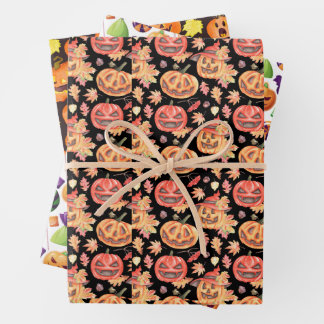 Hoja De Papel De Regalo Regalo de Halloween