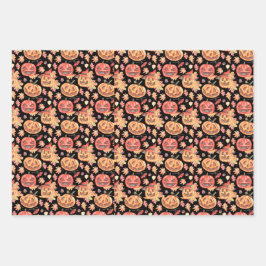 Hoja De Papel De Regalo Regalo de Halloween