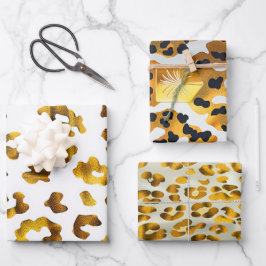 Hoja De Papel De Regalo Regalo de impresión para animales de la moda Safar