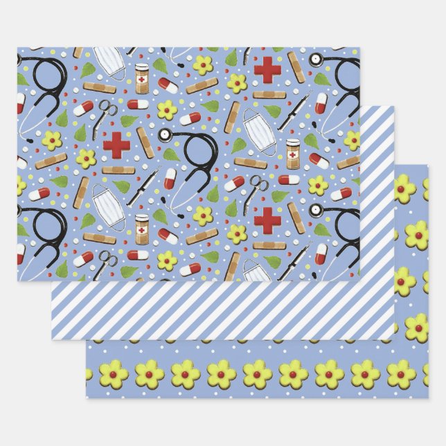 Hoja De Papel De Regalo Regalo de Médica creativo (Set)