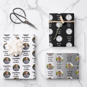 Hoja De Papel De Regalo Regalo de Mensaje Personalizado de Promoción Felic