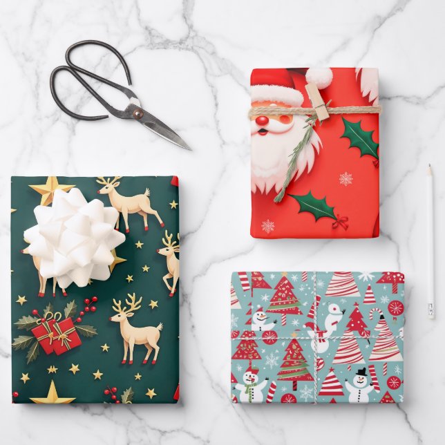 Hoja De Papel De Regalo Regalo de navidades (Anverso)