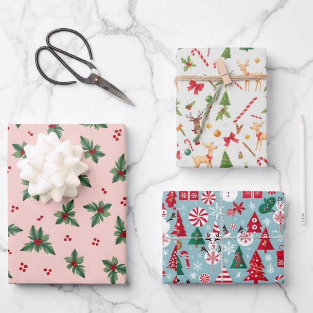 Hoja De Papel De Regalo Regalo de navidades (Anverso)