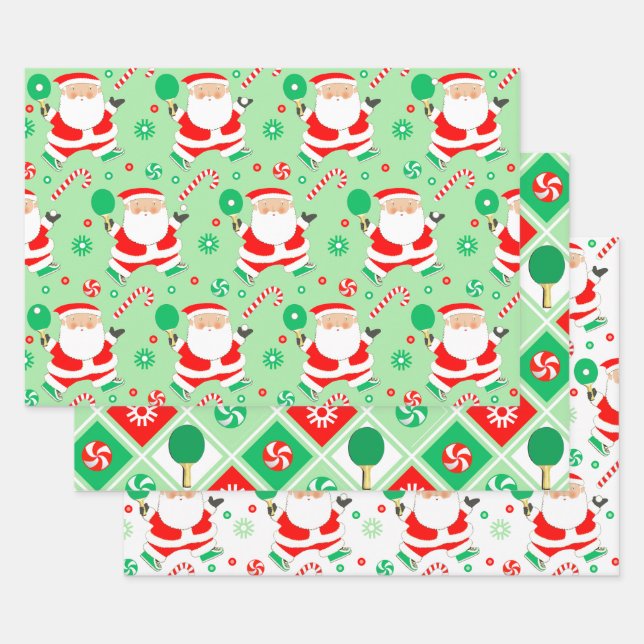 Hoja De Papel De Regalo Regalo de Ping-Pong de Tenis de Mesa (Set)