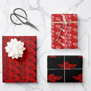 Hoja De Papel De Regalo Regalo de Thunderbird navidades nativos