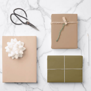 Hoja De Papel De Regalo Regalo de Tierra Rústica Desierto Marrón