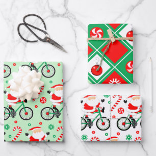 Hoja De Papel De Regalo Regalo de vacaciones de ciclismo para ciclistas