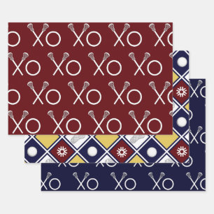 Hoja De Papel De Regalo Regalo deportivo de Lacrosse