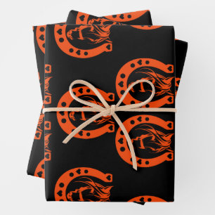 Hoja De Papel De Regalo Regalo ecuestre