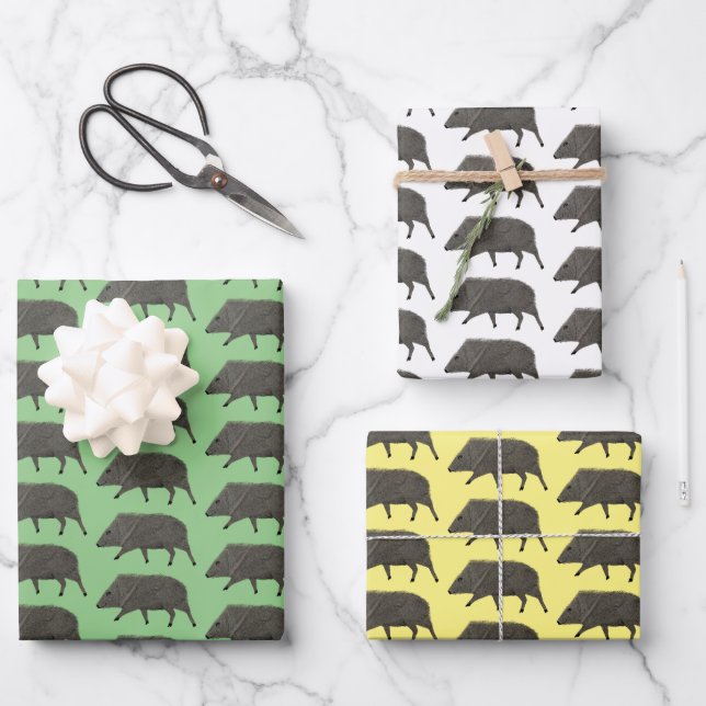 Hoja De Papel De Regalo Regalo único de patrón para animales del desierto  (Anverso)