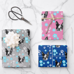 Hoja De Papel De Regalo Regalos, accesorios y accesorios de Boston Terrier