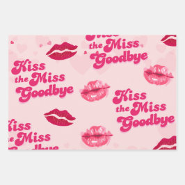 Hoja De Papel De Regalo Regalos de Despedida de soltera Adiós Soltero