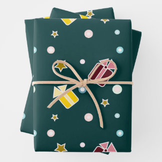Hoja De Papel De Regalo Regalos de Navidad