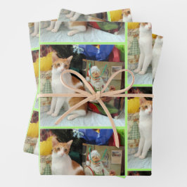 Hoja De Papel De Regalo Regalos de Navidades de Kagan - Gato / Gatito