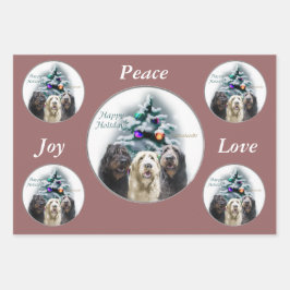 Hoja De Papel De Regalo Regalos de Navidades de Labradoodle