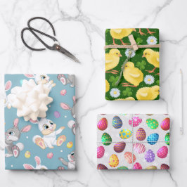 Hoja De Papel De Regalo Regalos de Pascua