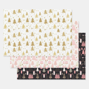 Hoja De Papel De Regalo Regalos navideños de Navidades mágicos