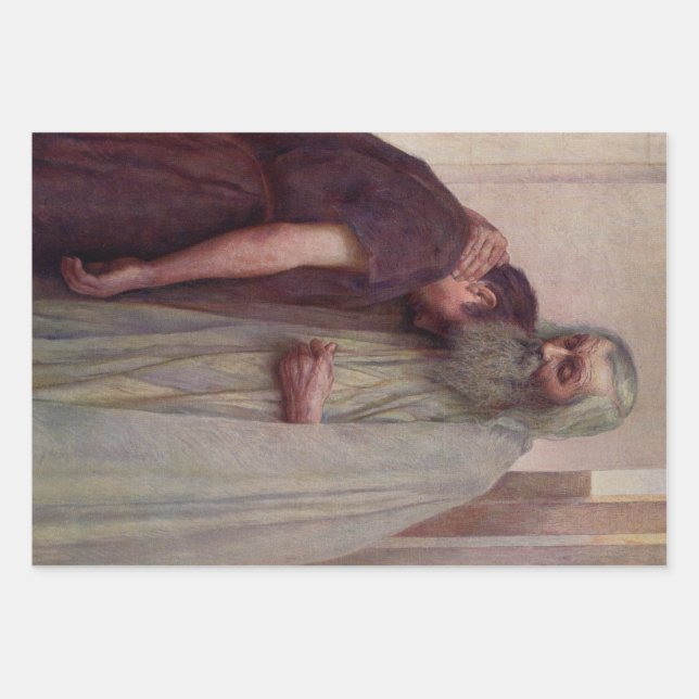 Hoja De Papel De Regalo Regreso a casa (padre e hijo) (Anverso)