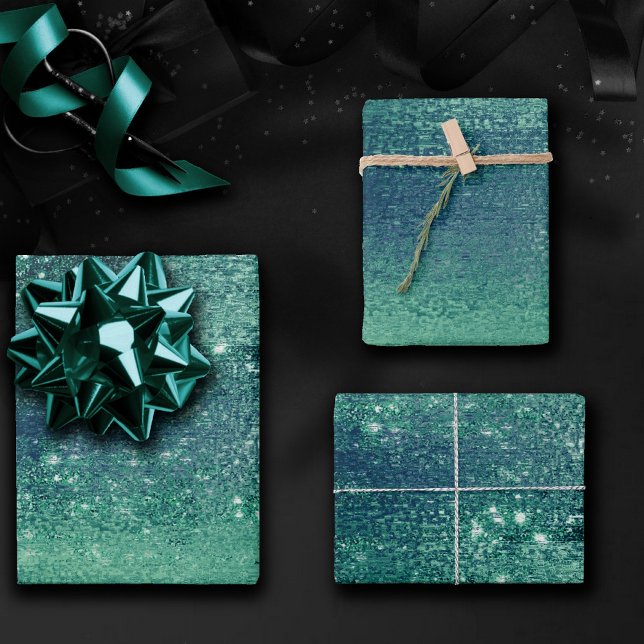 Hoja De Papel De Regalo Relieve metalizado Glitzy | Brillo de imitación ve (Subido por el creador)