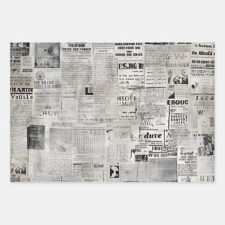 Hoja De Papel De Regalo Renacimiento de Noticias Antiguas