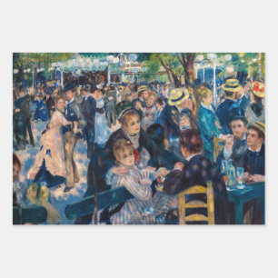 Hoja De Papel De Regalo Renoir - Danza en Le Moulin de la Galette