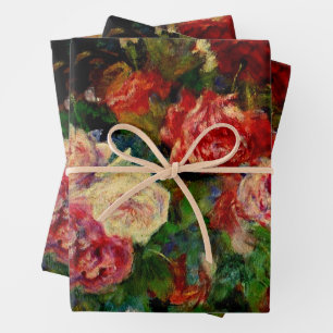 Hoja De Papel De Regalo Renoir - Rosas