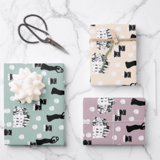 Hoja De Papel De Regalo Renovación del patrimonio de rosas blancas: Crema