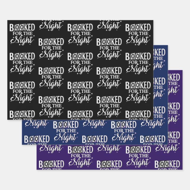 Hoja De Papel De Regalo Reservado Para La Noche (Set)