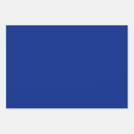 Hoja De Papel De Regalo Resolución de aire del mar plano Sombras azules 3 