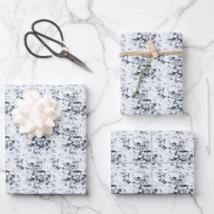 Hoja De Papel De Regalo Resumen blanco y negro