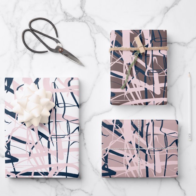 Hoja De Papel De Regalo Reteo moderno (Anverso)