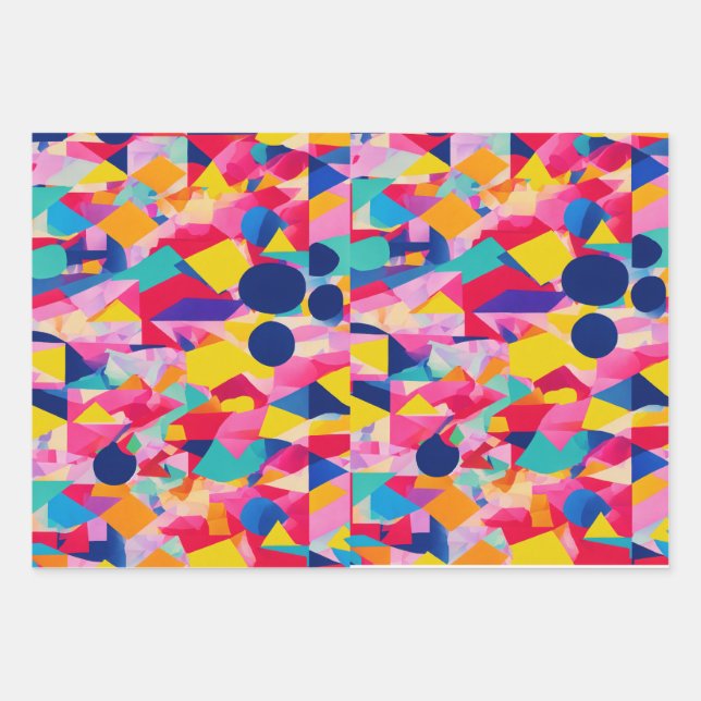 Hoja De Papel De Regalo retro (Anverso 3)