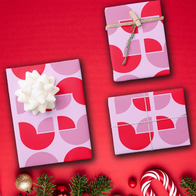Hoja De Papel De Regalo Retro Geometric Tulip Wrapping Gift Paper (Subido por el creador)