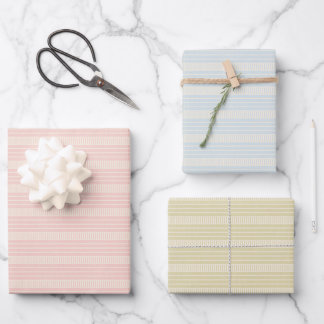Hoja De Papel De Regalo Retro pastel boho wrapping paper for Christmas
