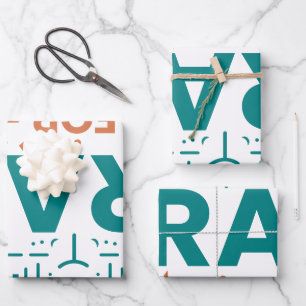 Hoja De Papel De Regalo Rezar por la humanidad