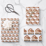 Hoja De Papel De Regalo RING A DING DING Anillos de Cebolla Bodas Divertid<br><div class="desc">Las hojas de papel de regalo presentan una ilustración original de anillos de cebolla fritos, con RING A DING DING en una fuente divertida. Ideal para una propuesta de matrimonio o boda. Los diseños también están disponibles en otros productos. Muchas ilustraciones adicionales con tema de comida también están disponibles en...</div>