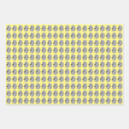 Hoja De Papel De Regalo Riñones, amarillos,