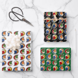 Hoja De Papel De Regalo Ritmo de Petal Paisley
